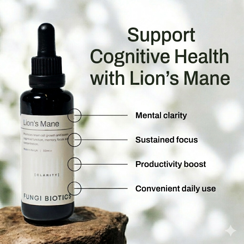Lions Mane Mushroom Extract Tincture (50ml)